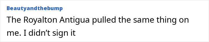 "Text conversation about issues faced at Royalton Antigua resort." 