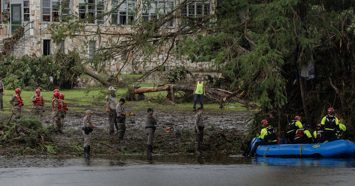 Trump Dodges Tough Question On Texas Flood Deaths By Claiming He “Couldn’t Hear” It