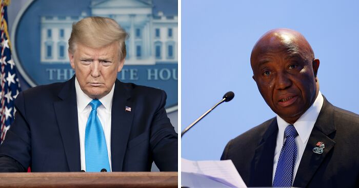 Trump’s Comment On Liberian President’s English Sparks Backlash Across African Continent
