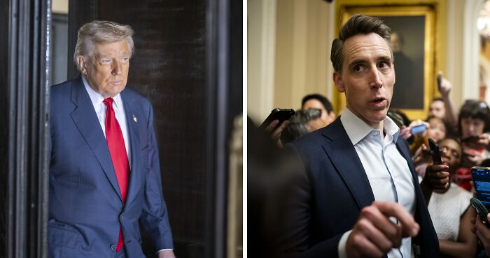Donald Trump Slams GOP Senator Josh Hawley Over Support For Congressional Stock Trading Ban
