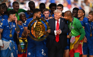 Crowd Boos Trump During Trophy Presentation At Club World Cup
