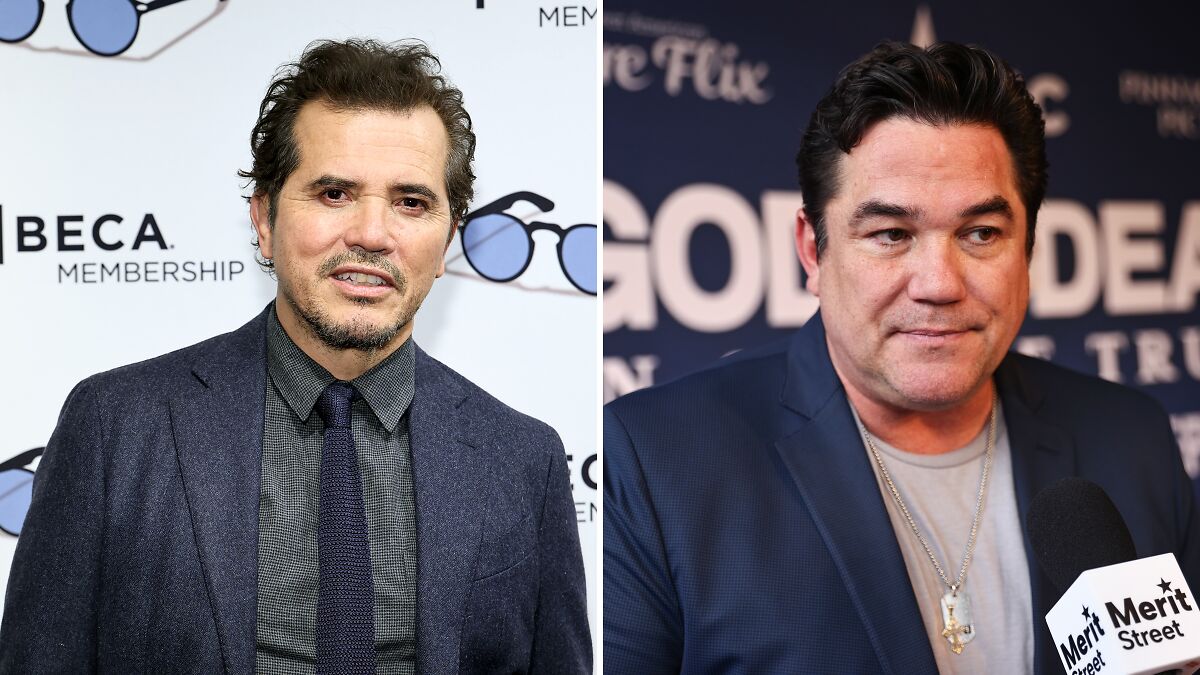 John Leguizamo and Dean Cain at separate events, both wearing suits, with Leguizamo at a Tribeca screening and Cain in an interview.