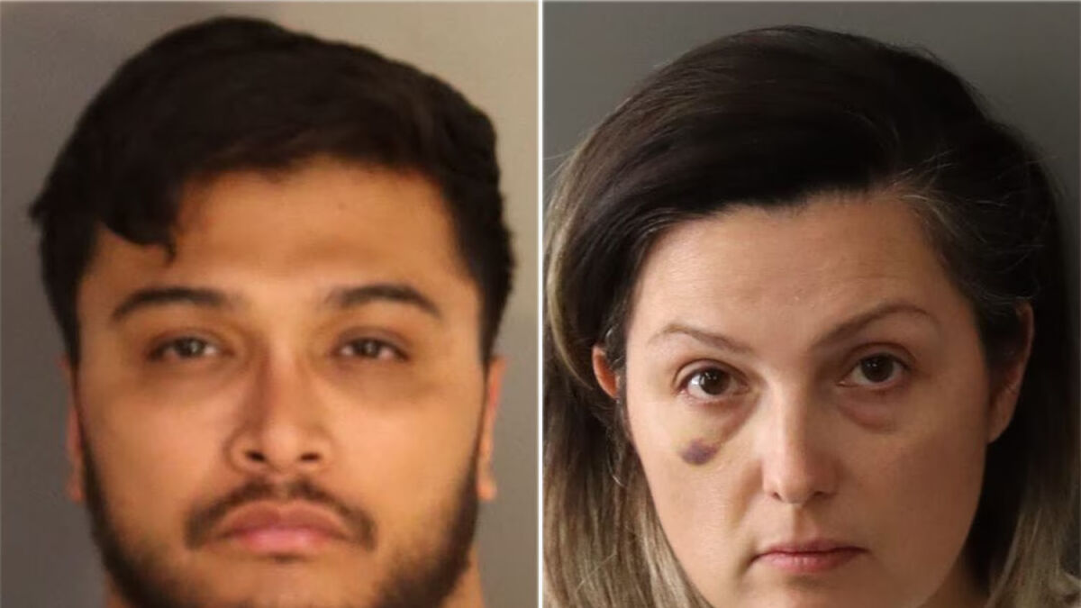 Side-by-side mugshots of a man and woman related to Emmanuel Harou2019s dad confessed baby case report