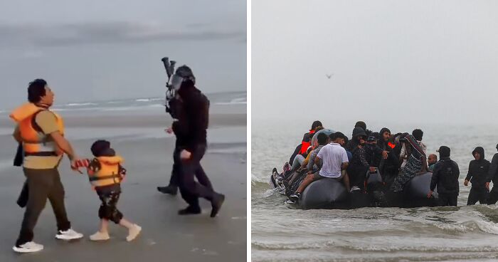Shocking Video Shows French Cops Clashing With Dad And Son As They Try To Board UK-Bound Boat