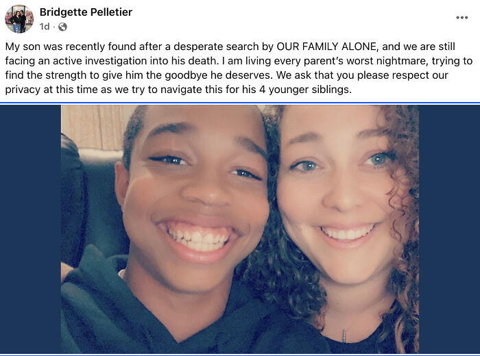 Mom Insists Family, Not Police, Found Giovanni Pelletier’s Body After Chilling Last Text Message