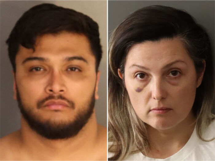 Mugshots of Emmanuel Haro’s dad and another individual related to the baby’s death and garbage can incident.
