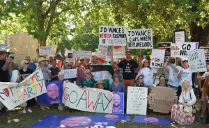 JD Vance Sparks Villagers’ Fury After His Convoy Takes Over Disabled Parking At Grocery Store