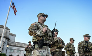 Under Donald Trump’s Washington, D.C. Takeover, National Guard Members Are Now Collecting Trash