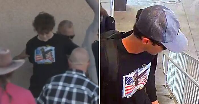 Teen Wearing Shirt Like That Of Accused Charlie Kirk Shooter Stomps Memorial At Turning Point USA