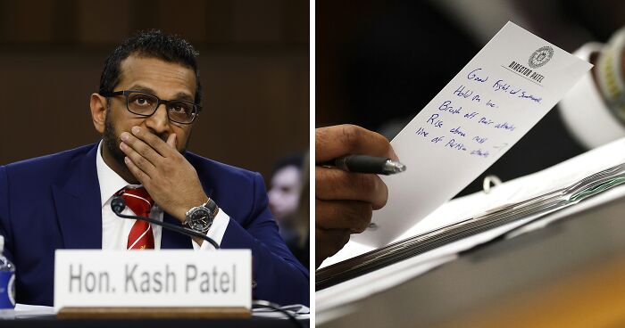FBI Director Kash Patel Goes Viral For Handwritten Pep Talk Notes To Himself