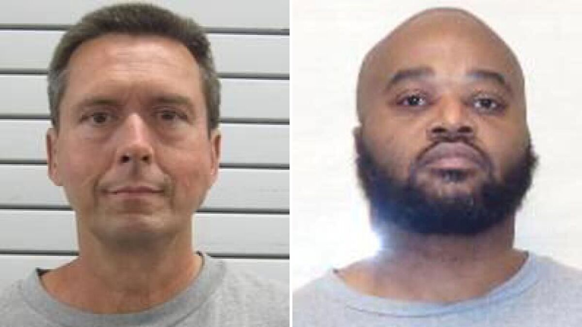 Mugshots of violent inmate and school teacher involved in exploitation case of a 15-year-old girl report.