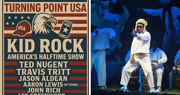 MAGA Duped By Fake Turning Point USA Poster Featuring Kid Rock And “Measles”