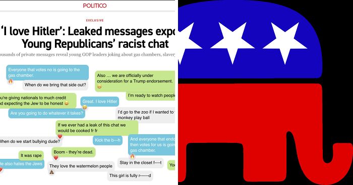 “I Love Hitler”: Young Republican Leaders’ Private Chat Filled With Racist Remarks, Report Says