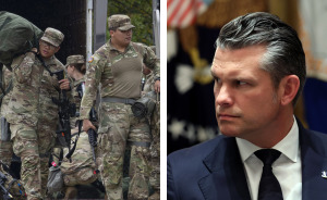 Pete Hegseth Fires ‘Fat’ Soldiers After Photo Of Troops Arriving In Illinois Goes Viral