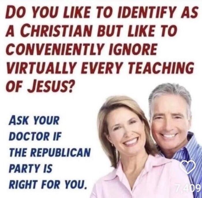 Couple smiling with text about Christian identity and a political message, related to Trump Mar-a-Lago wedding comment reaction. Couple smiling with text about Christian identity and a political message, related to Trump Mar-a-Lago wedding comment reaction.