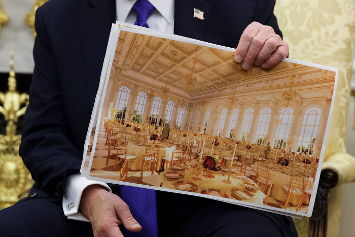 Trump Clashes With White House Ballroom Architect Over Pompous New Demand