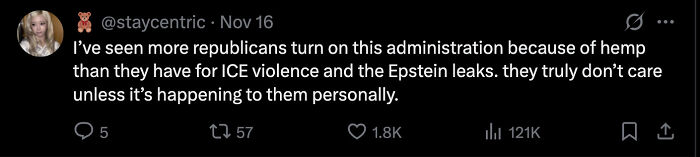 Screenshot of a tweet discussing government impact on a family's income and political views on administration and policies. Screenshot of a tweet discussing government impact on a family's income and political views on administration and policies.