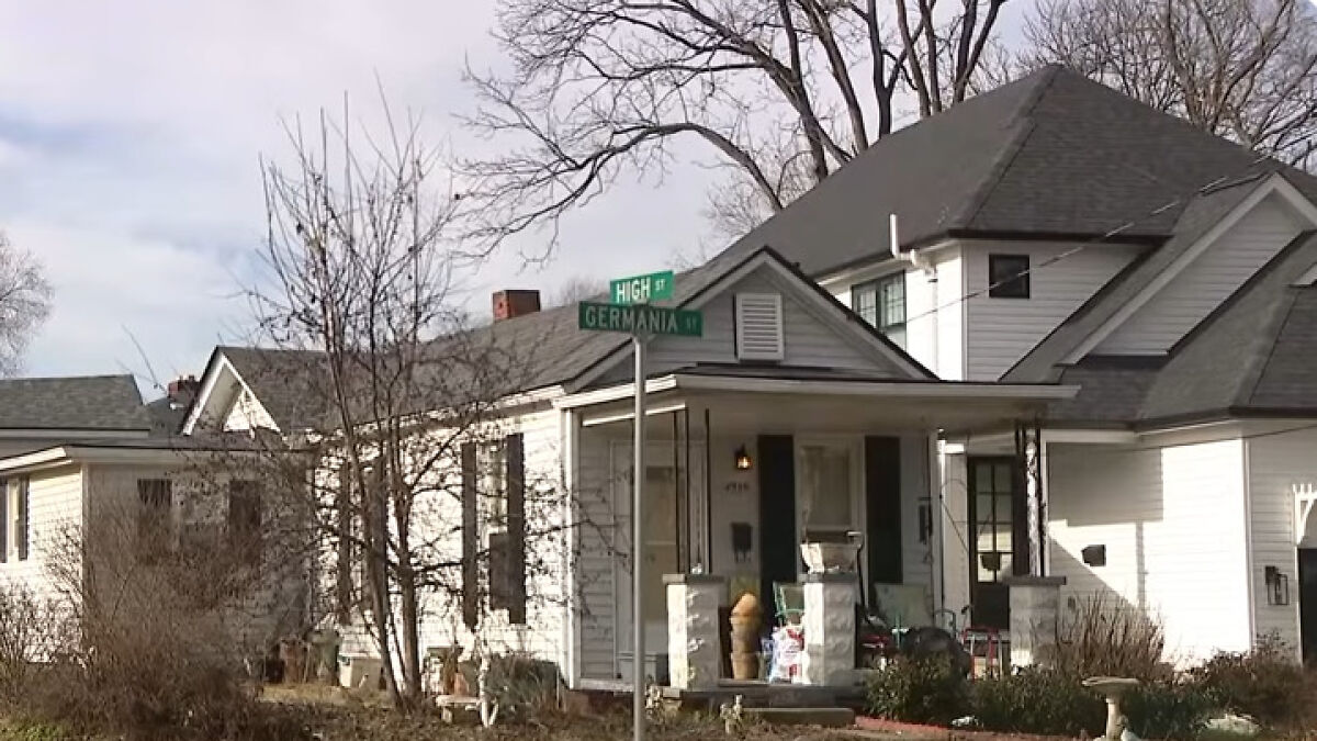 Street view of home on corner of High Street and Germania Road linked to boy, 14, involved in life of woman, 64 case