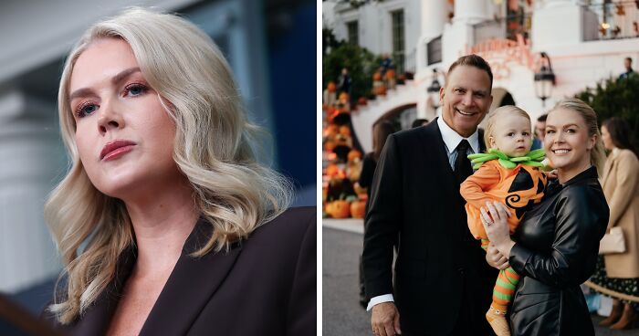 Karoline Leavitt, 28, Accused of Photoshopping Husband, 60, In Halloween Post