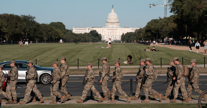 Donald Trump Orders National Guard To Remain In Washington Until End Of February