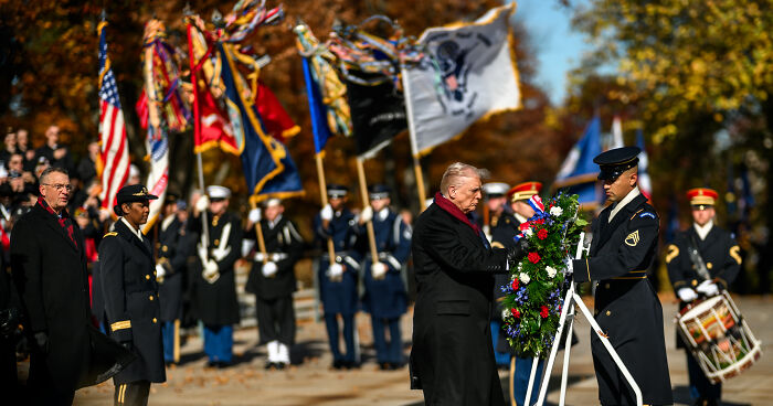 Trump Pays Tribute To Fallen Heroes By Renaming Veterans Day With A Russian Twist