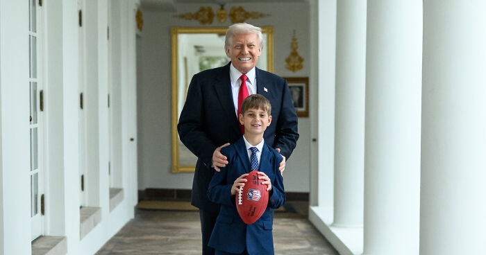 Video Of Trump Walking Funny With His Grandson Fuels More Health Concerns