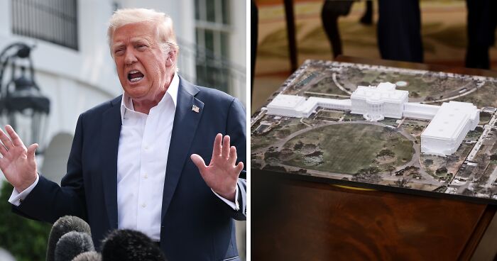 Trump Clashes With White House Ballroom Architect Over Pompous New Demand