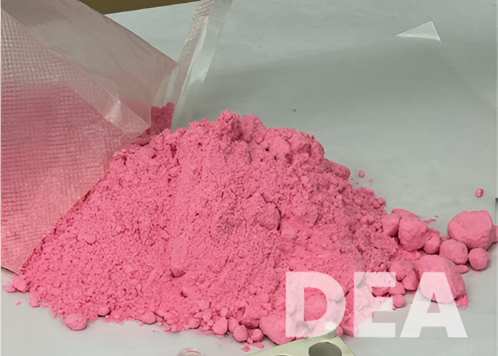 Pink powder substance labeled DEA, linked to Coco Chanel d**g involved in Colombian musicians' slayings in Mexico.
