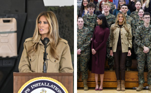 Melania Trump Gives “Dystopian” Address To Troops And Sets Off Fierce Public Backlash