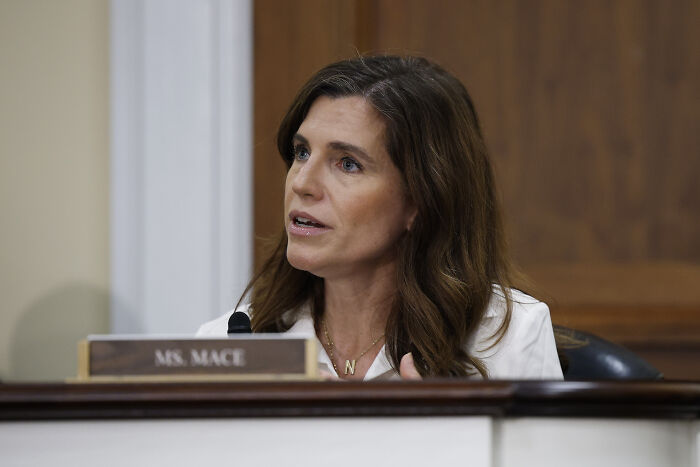 Nancy Mace speaking at a meeting, discussing the proposal to rename BLM Plaza for Charlie Kirk. Nancy Mace speaking at a meeting, discussing the proposal to rename BLM Plaza for Charlie Kirk.