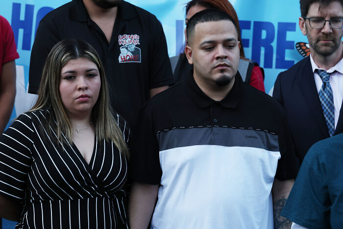 Kilmar Abrego Garcia at a public event, standing with supporters, vowing to fight Trump admin policies and actions. Kilmar Abrego Garcia at a public event, standing with supporters, vowing to fight Trump admin policies and actions.