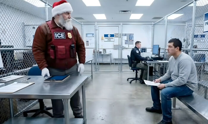 ICE Turns Santa Claus Into An Immigration Agent, Warns Migrants To Avoid His &ldquo;Naughty List&rdquo;
