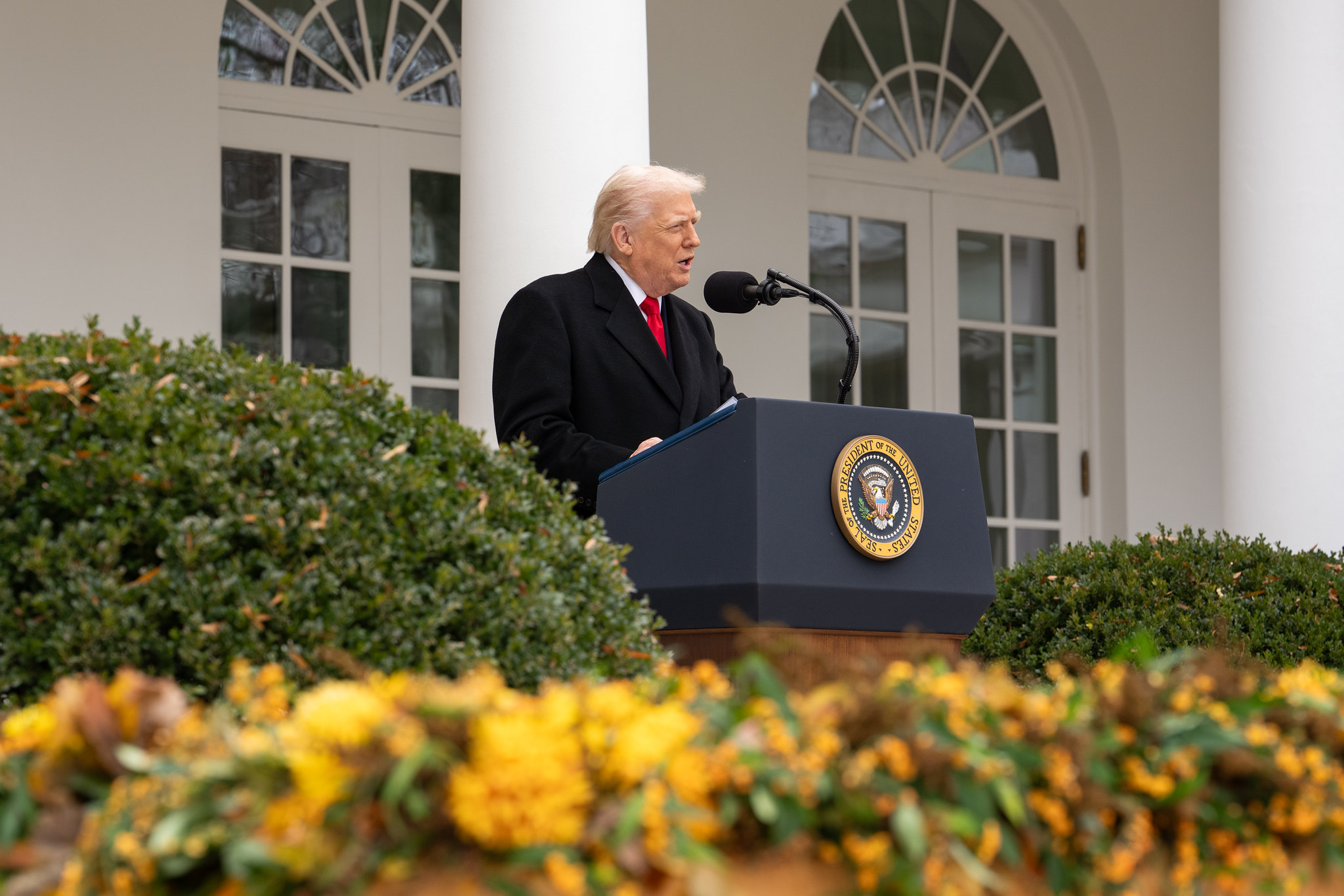 Donald Trump Added A New Sign On The White House—And Yes, It’s Very On-Brand