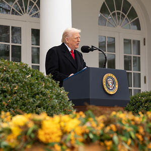 Donald Trump Added A New Sign On The White House—And Yes, It’s Very On-Brand