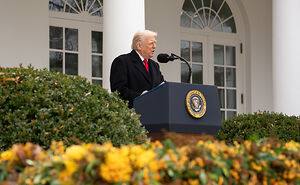 Donald Trump Added A New Sign On The White House—And Yes, It’s Very On-Brand