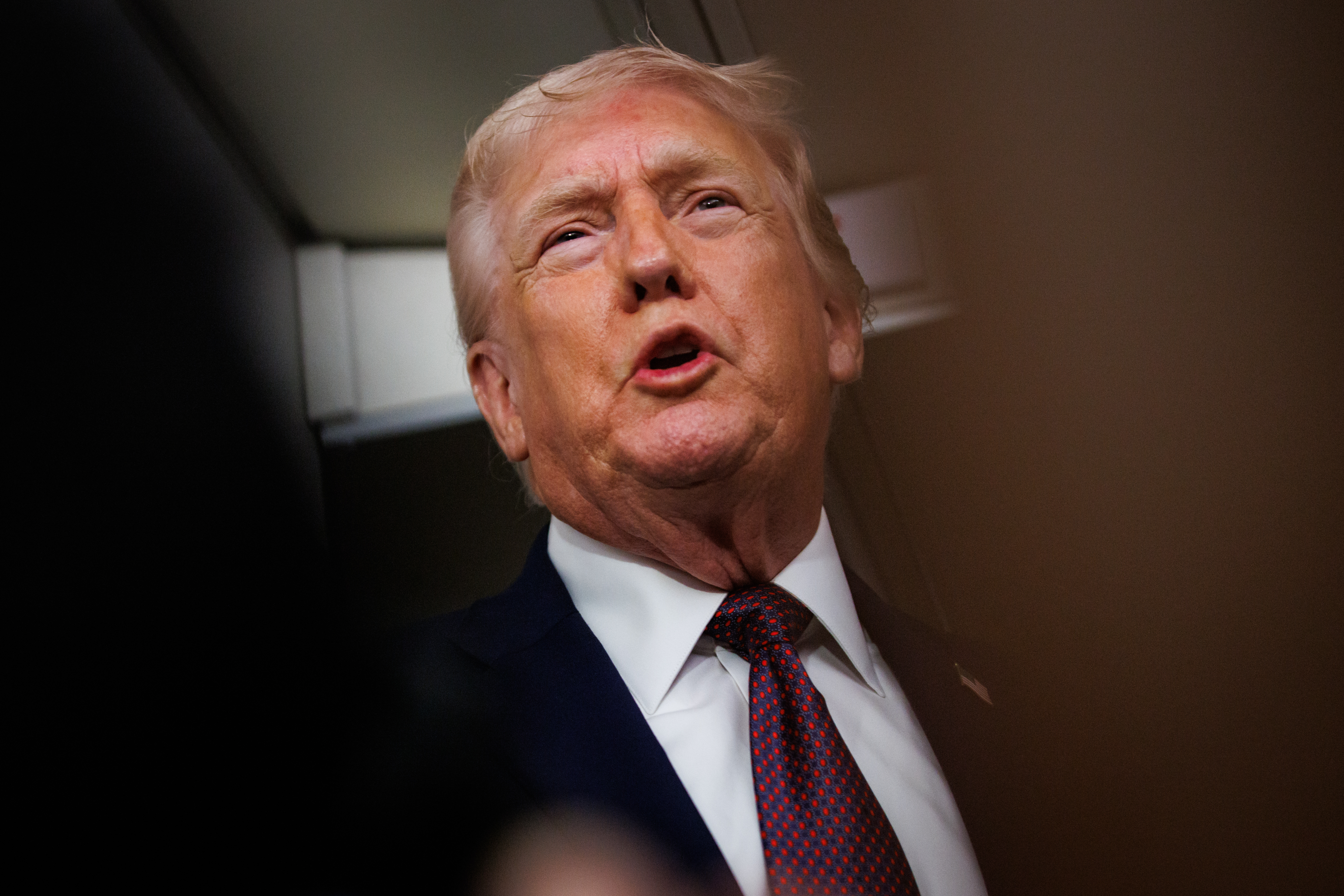 Trump Makes Awkward Comment About Press Secretary During Air Force One Turbulence