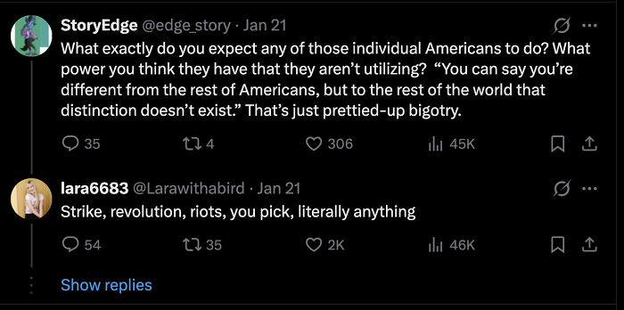 Reddit thread discussing Americans, bigotry, and reactions, linked to viral Greenland post on stopping apologies. Reddit thread discussing Americans, bigotry, and reactions, linked to viral Greenland post on stopping apologies.