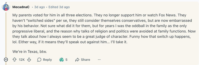 Trump Voters Who Finally Snapped Out Of The MAGA Movement In 2026 Share Their Breaking Point Trump Voters Who Finally Snapped Out Of The MAGA Movement In 2026 Share Their Breaking Point