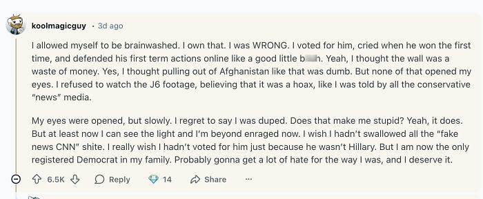 Trump Voters Who Finally Snapped Out Of The MAGA Movement In 2026 Share Their Breaking Point Trump Voters Who Finally Snapped Out Of The MAGA Movement In 2026 Share Their Breaking Point