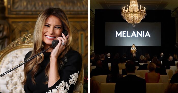 Melania Trump Pulls Back Curtain On Her Gaudy Documentary Screening