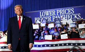 Trump Fact-Checked On Gas Prices After Iowa Audience Member Interrupts Speech