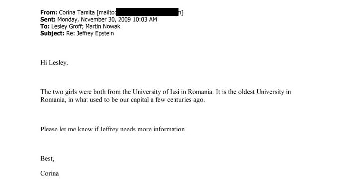 Email screenshot showing Harvard professor&rsquo;s correspondence related to Ghislaine Maxwell and Jeffrey Epstein case details.