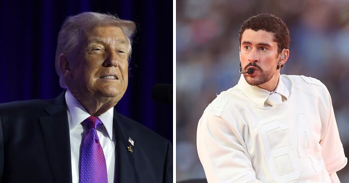 “Hypocrites”: Footage Reveals Trump Playing Bad Bunny At His Own Super Bowl Party